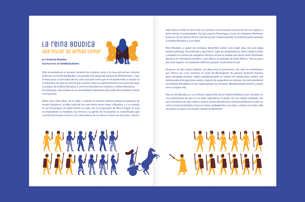 Revista La leche, Reina Boudica