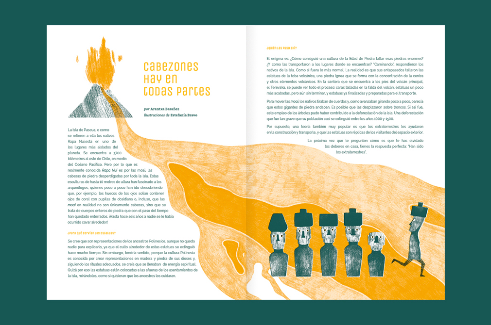 Revista La leche, Moai